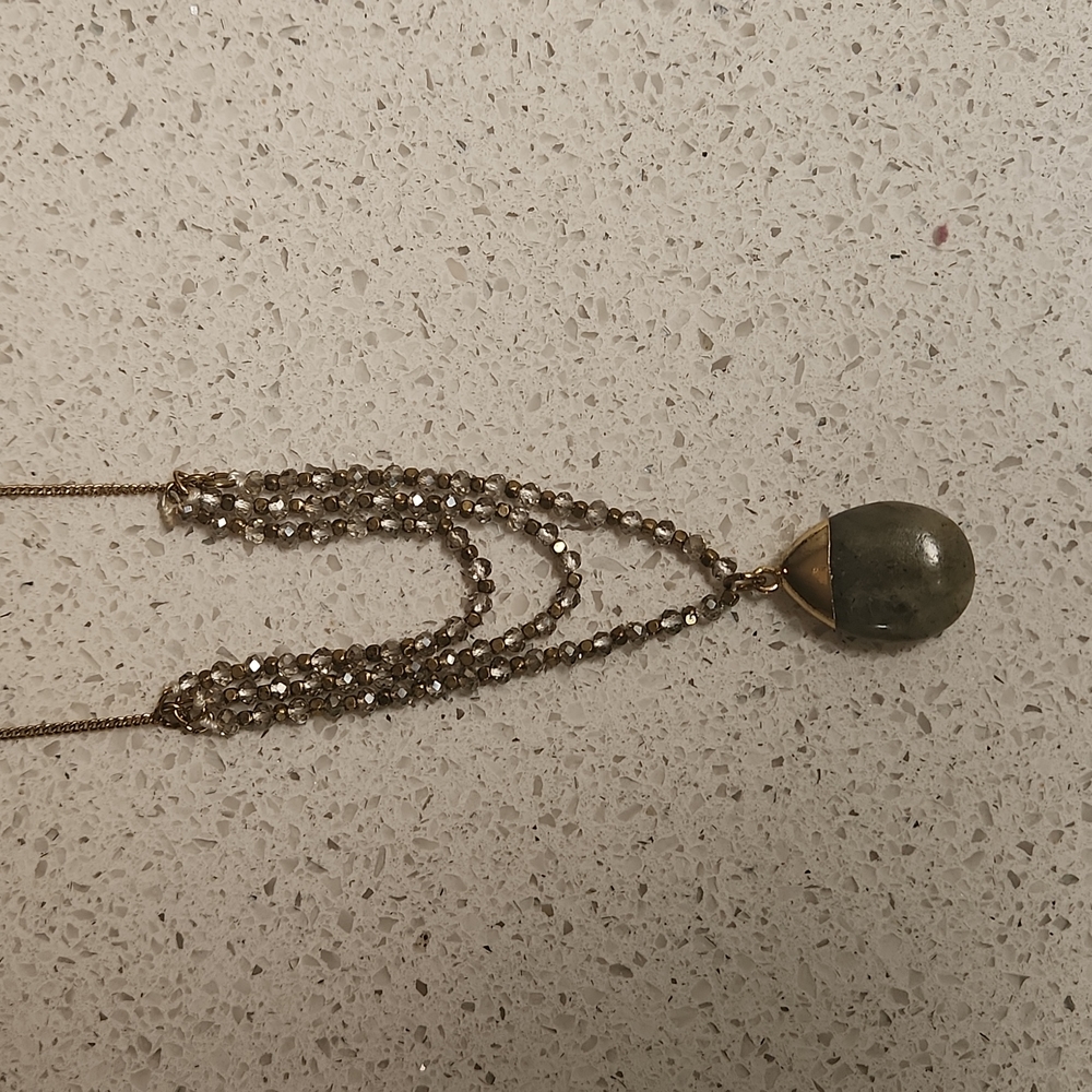 Maurices Long Fashion Stone & Beads Necklace